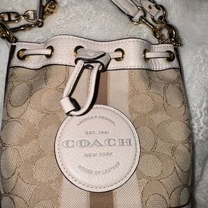 Coach Tan Dempsey Crossbody Bag